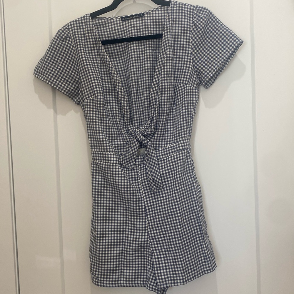 Blue & white summer Abercrombie romper